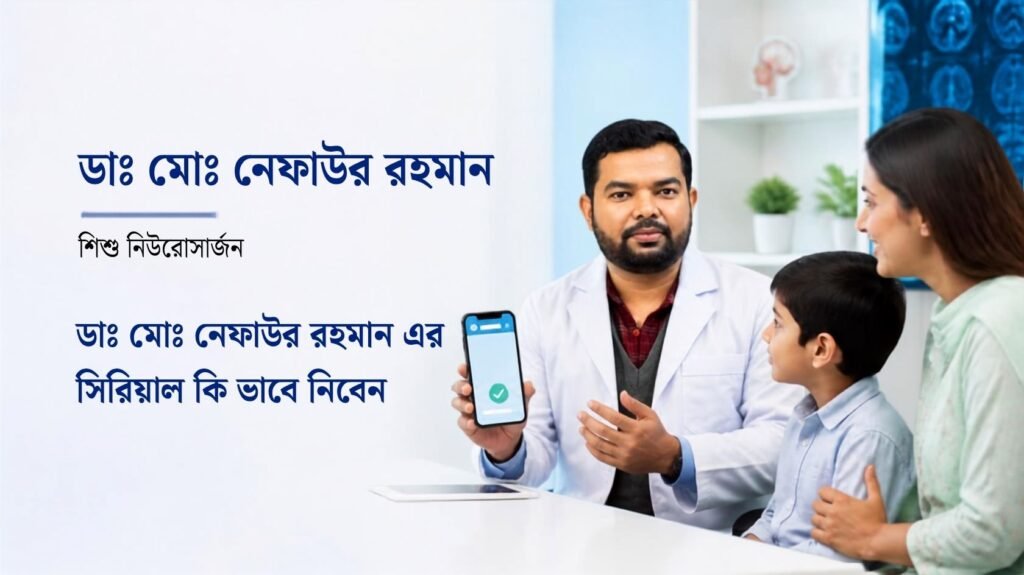 Nafaur Rahman serial for doctor appointment